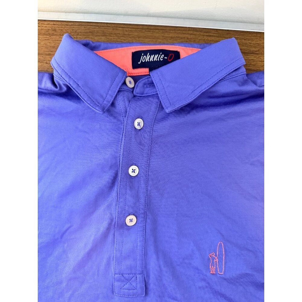 Johnnie O Polo Performance Golf Shirt Short Sleeve Men’s M Pima Cotton / Poly
